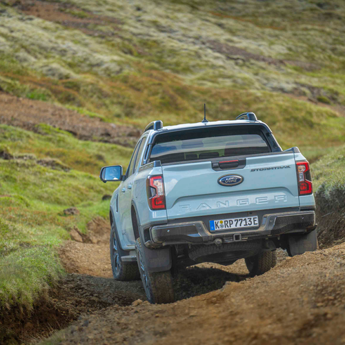 2025 Ford Ranger PHEV Stormtrak Rear View