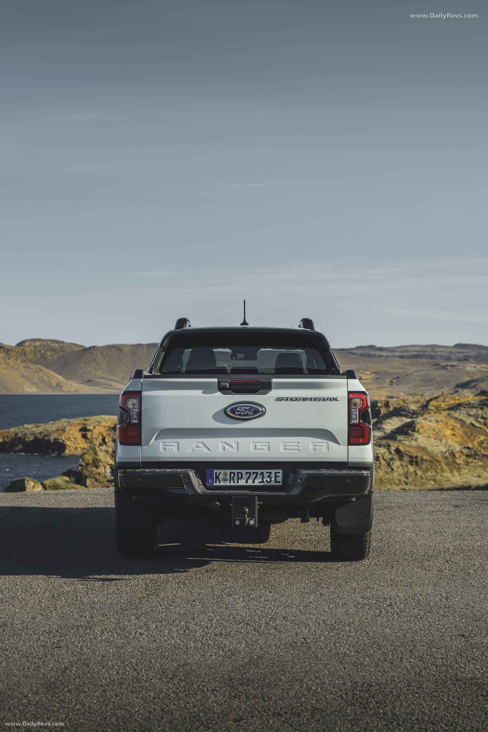 2025 Ford Ranger PHEV Stormtrak Rear View