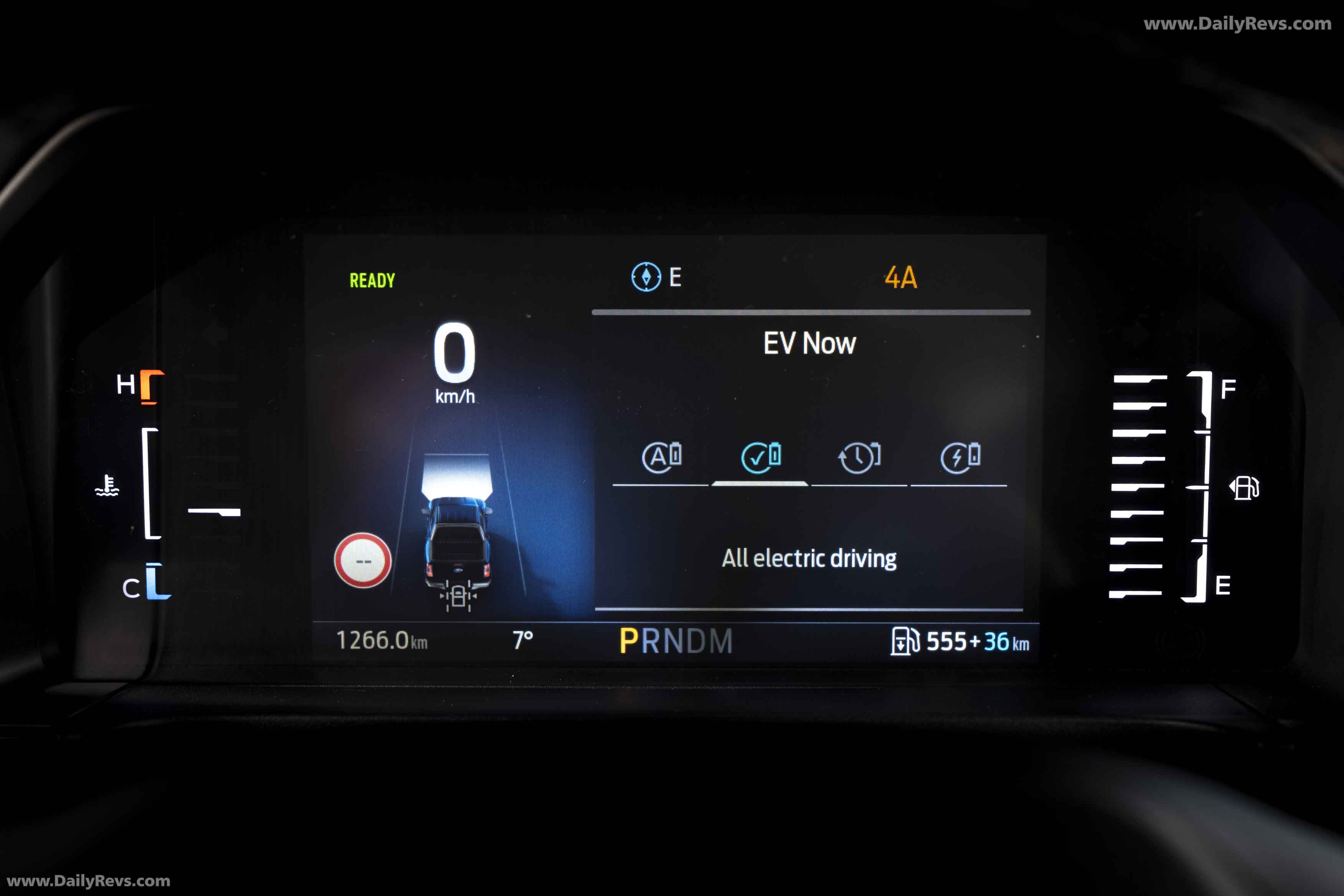 2025 Ford Ranger PHEV Stormtrak Interior