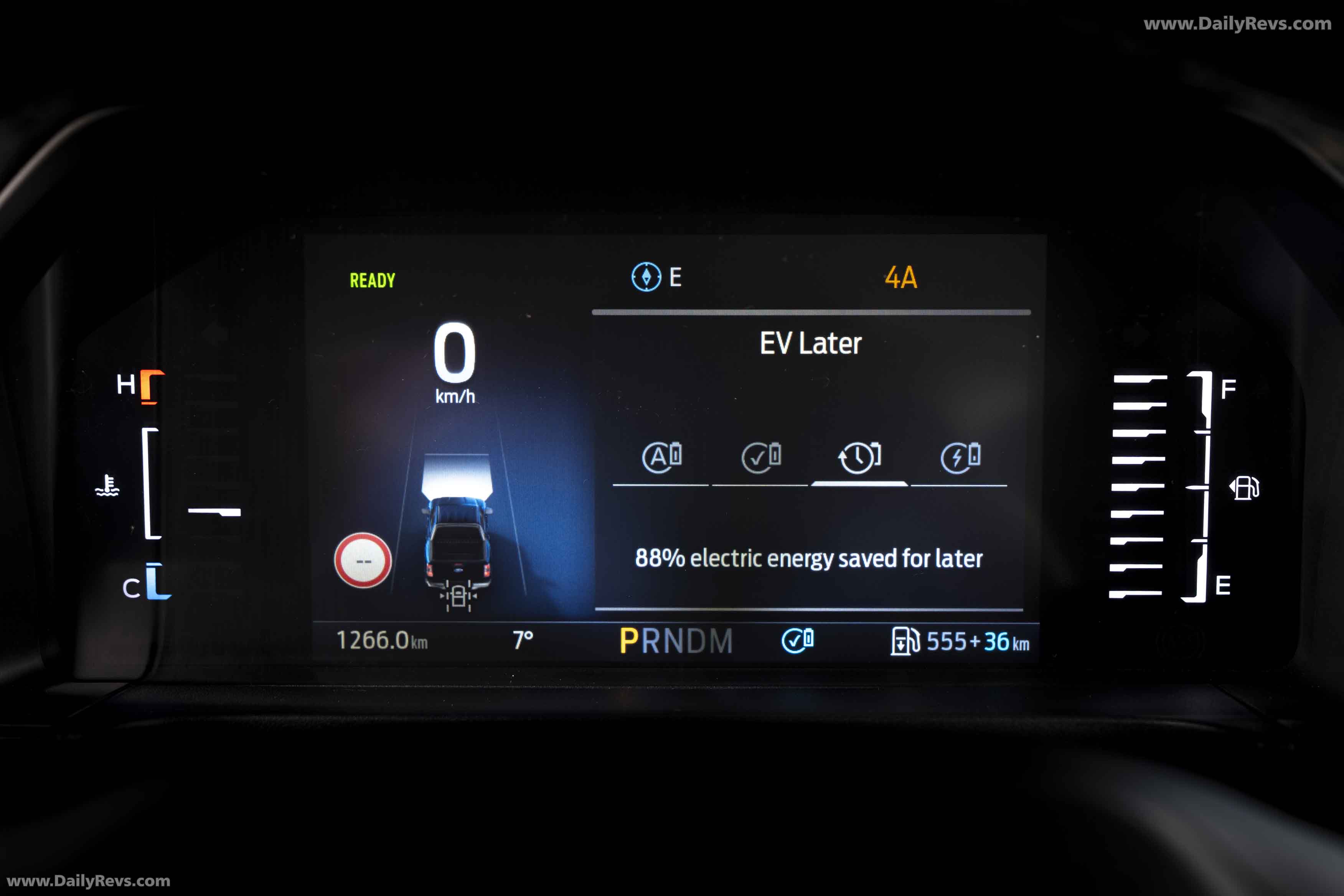 2025 Ford Ranger PHEV Stormtrak Interior