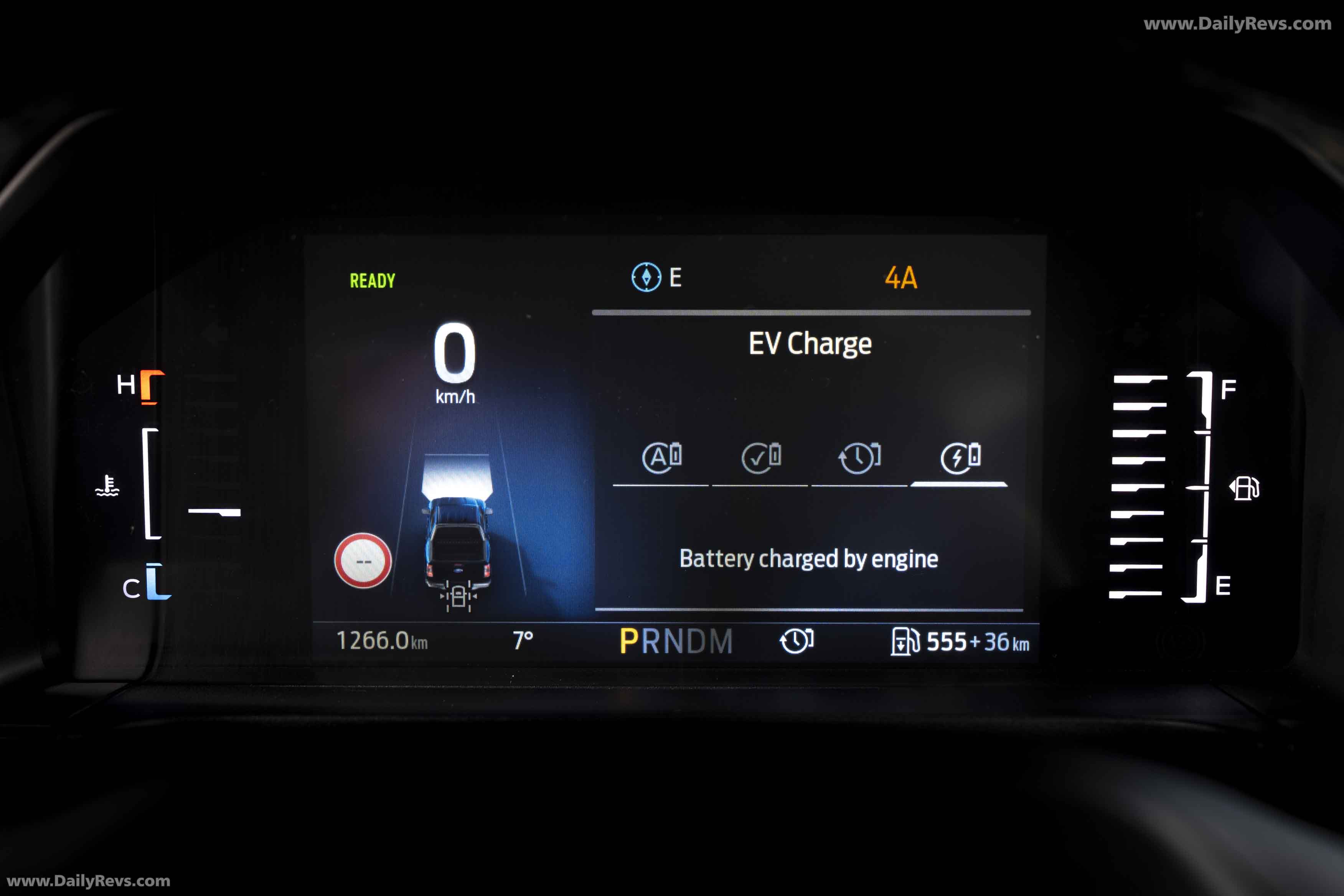 2025 Ford Ranger PHEV Stormtrak Interior