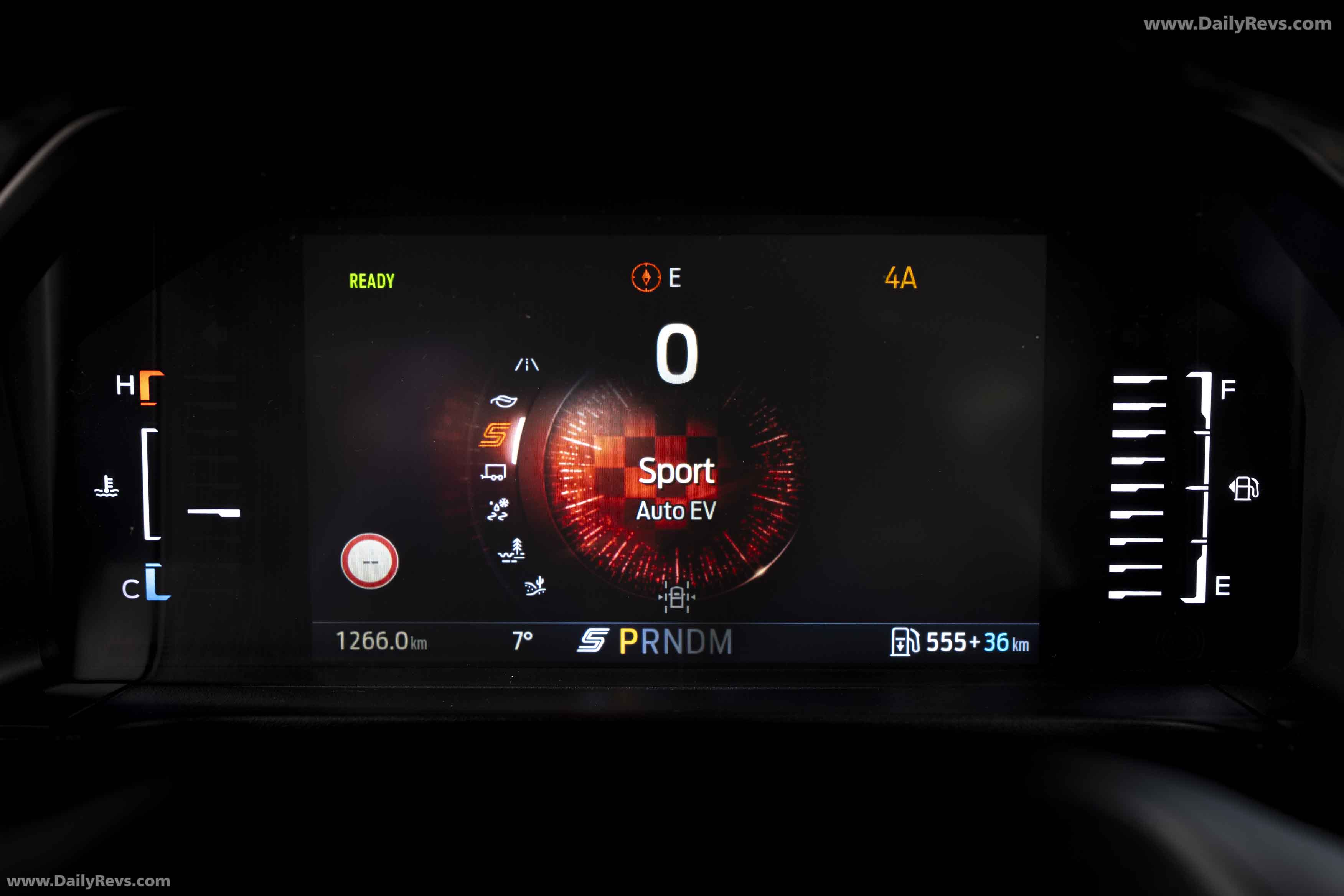 2025 Ford Ranger PHEV Stormtrak Interior