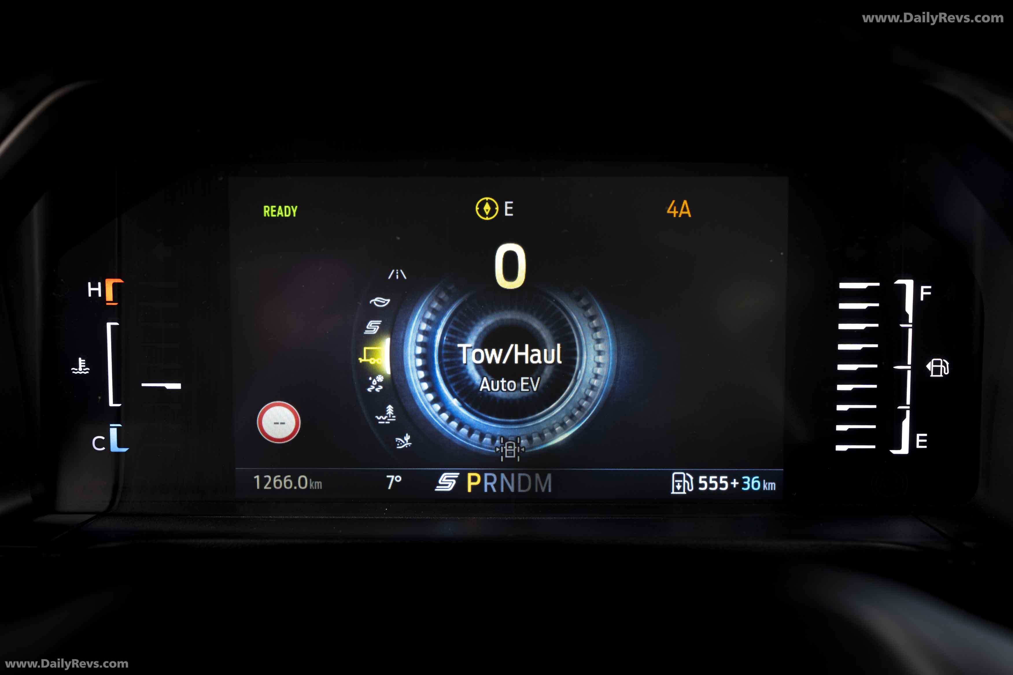 2025 Ford Ranger PHEV Stormtrak Interior