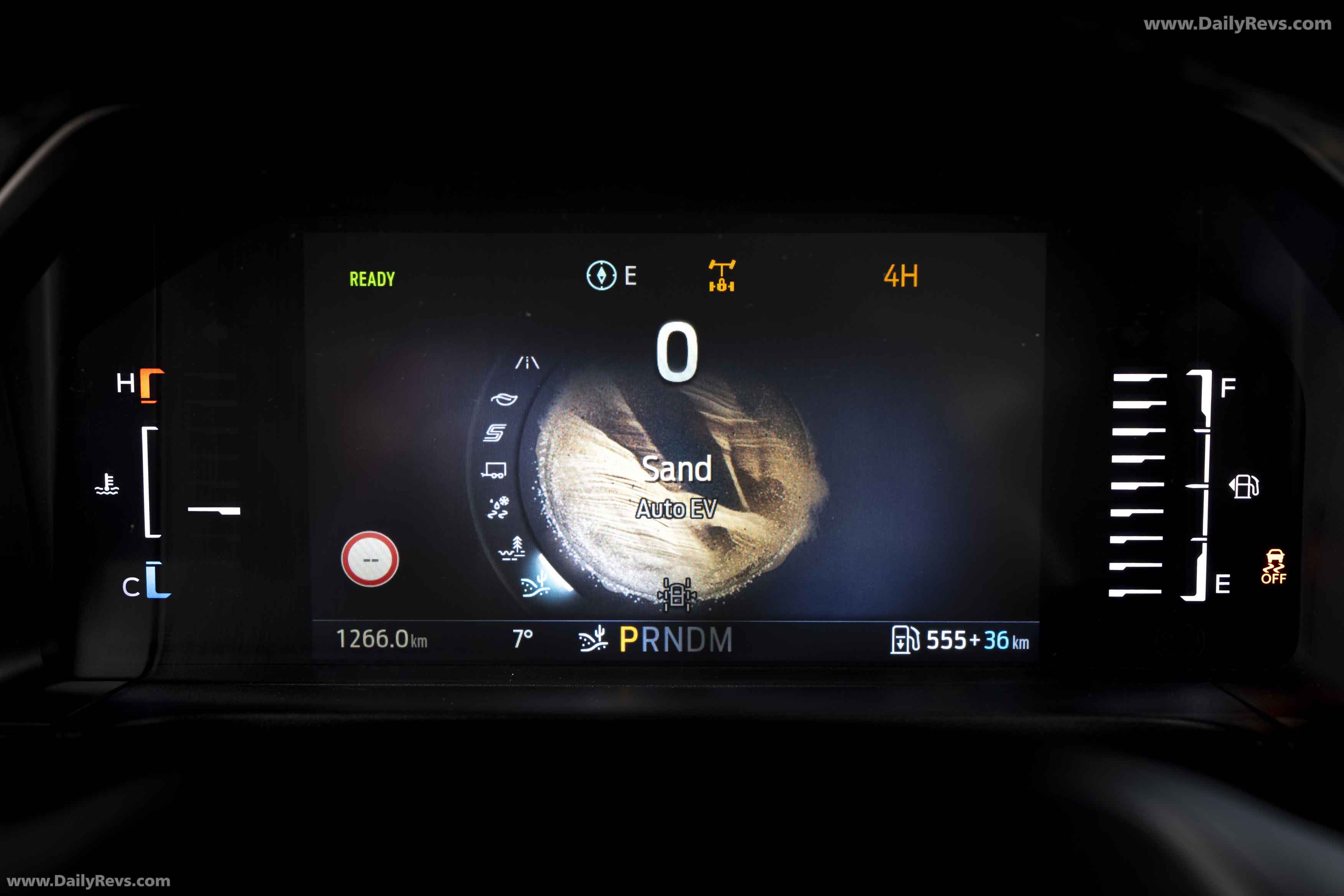 2025 Ford Ranger PHEV Stormtrak Interior