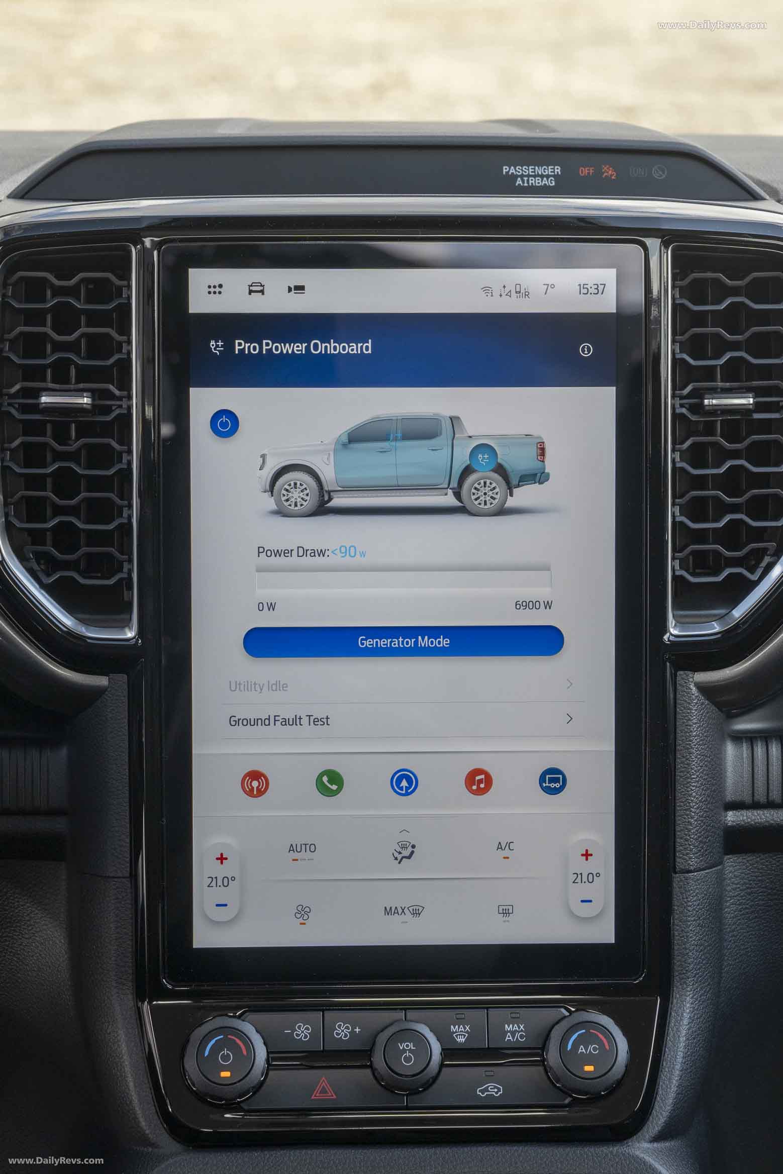 2025 Ford Ranger PHEV XLT Interior