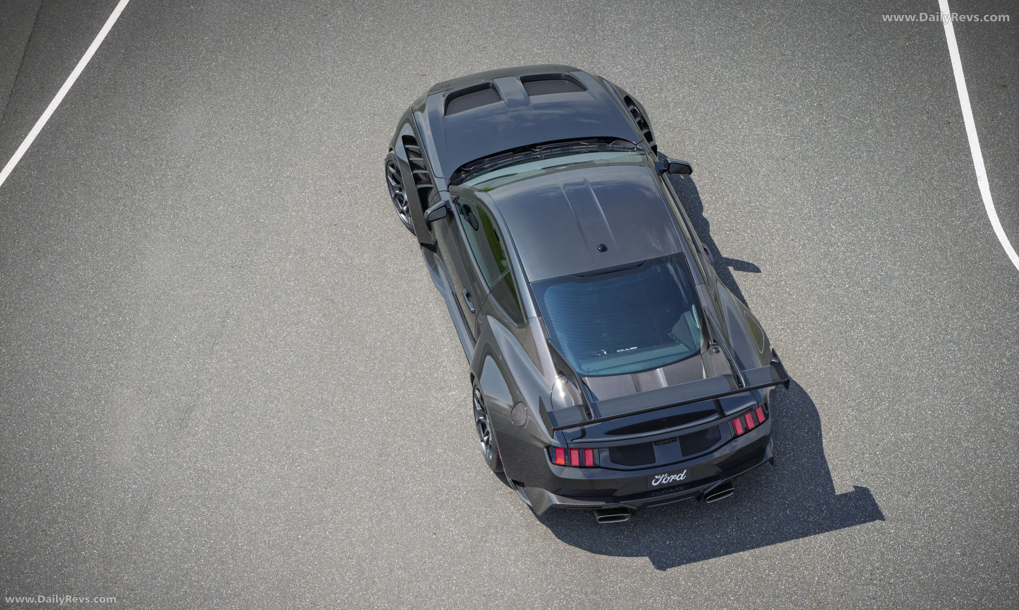 2026 Ford Mustang GTD Liquid Carbon Top View