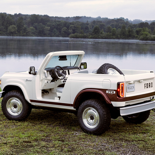 2025 Ford Bronco Roadster Concept Rear View