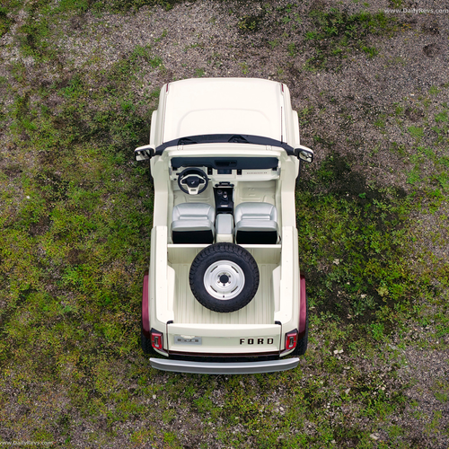 2025 Ford Bronco Roadster Concept Top View