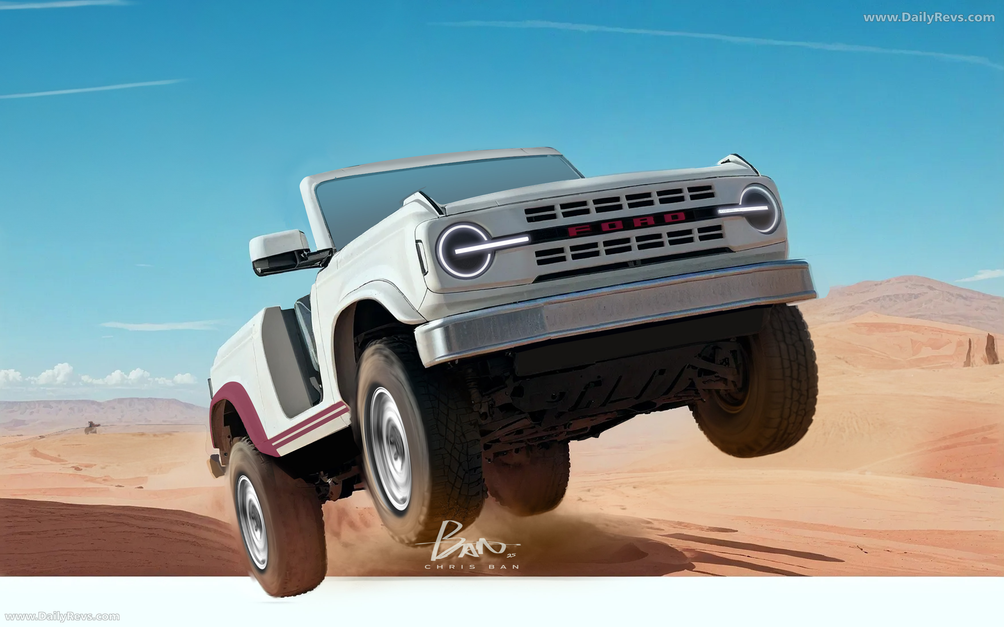 2025 Ford Bronco Roadster Concept Sketches