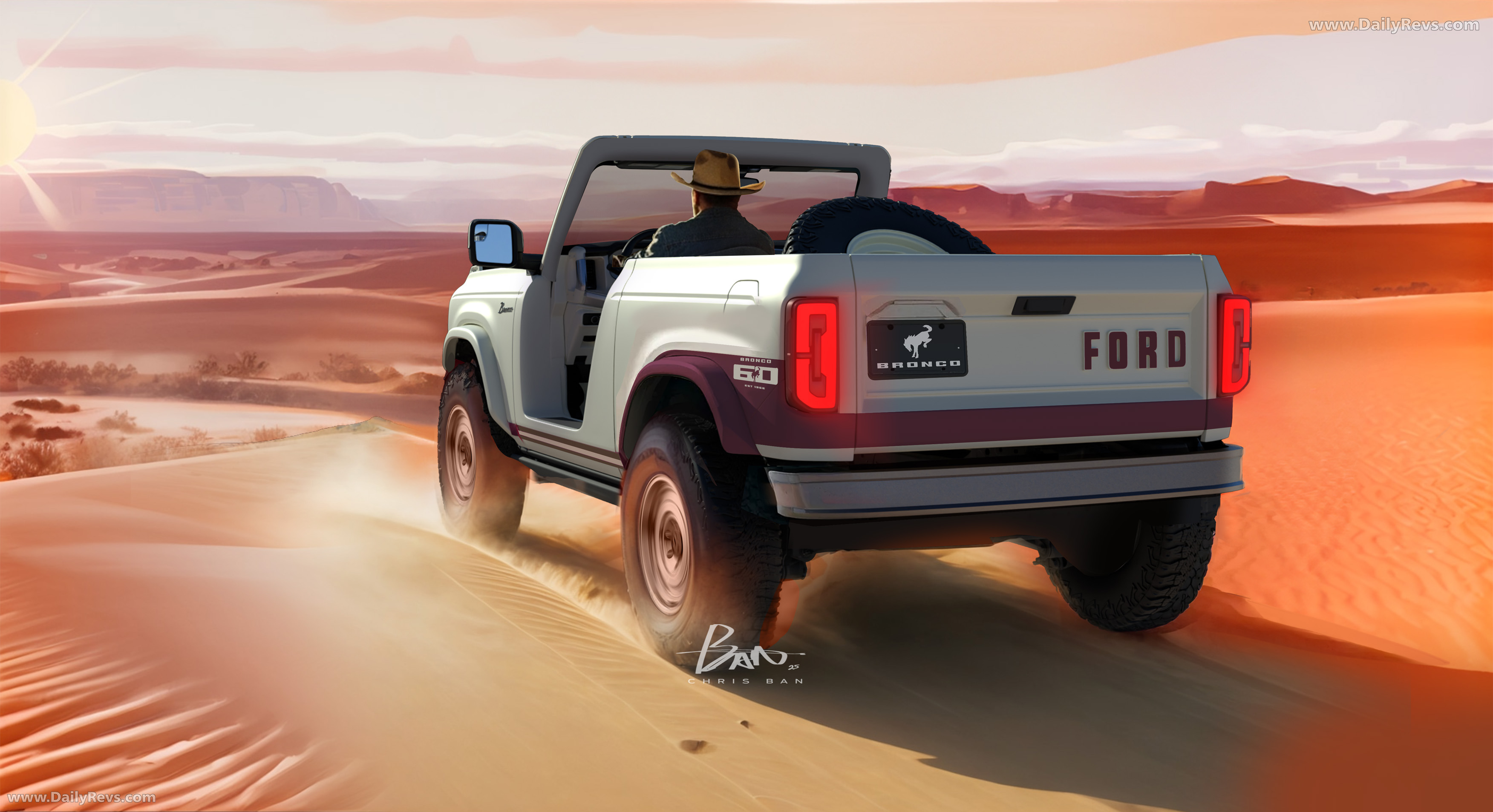2025 Ford Bronco Roadster Concept Sketches