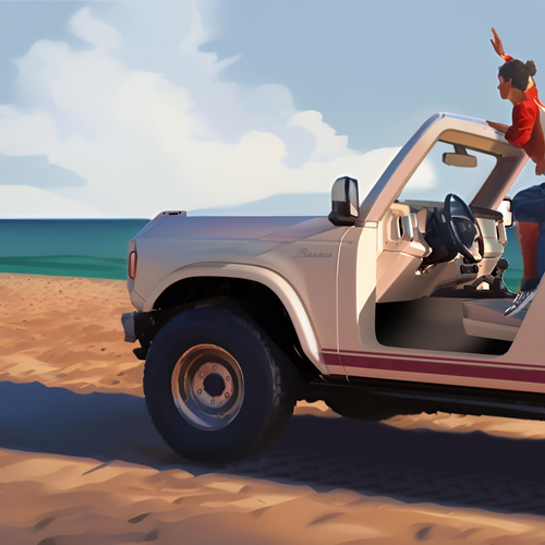 2025 Ford Bronco Roadster Concept Sketches