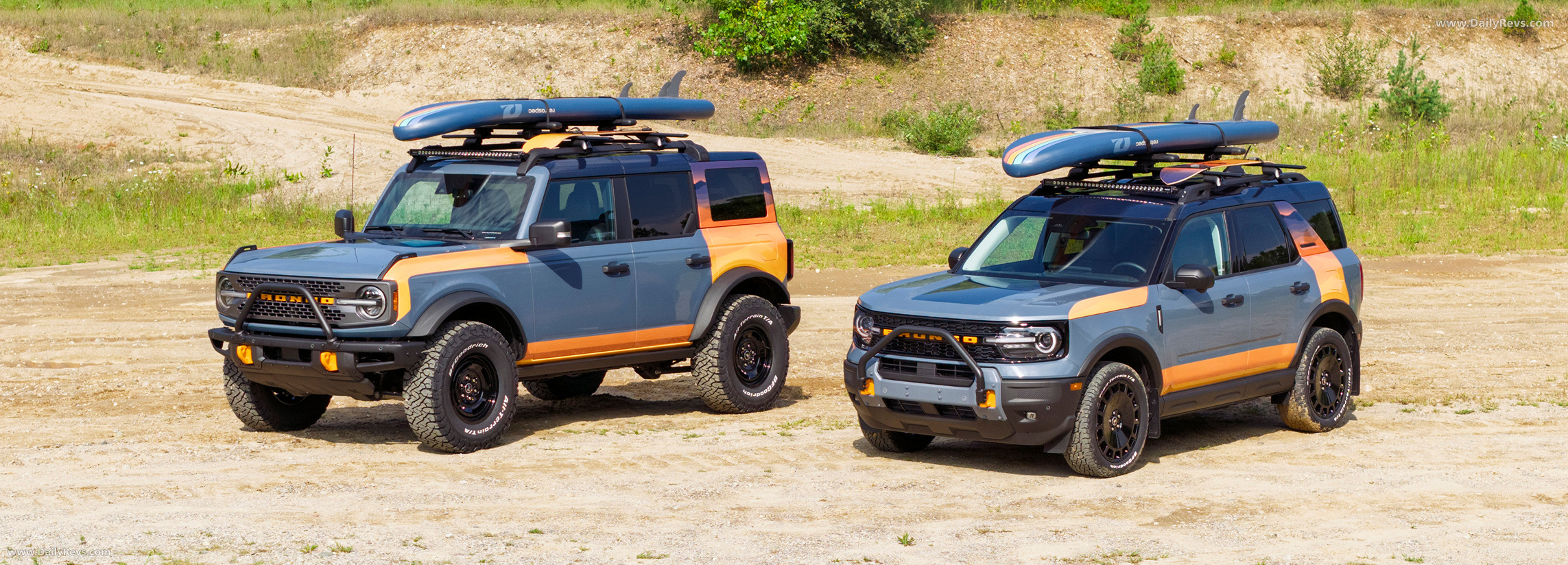 2025 Ford Bronco Silver Lake Dunes Project Front View