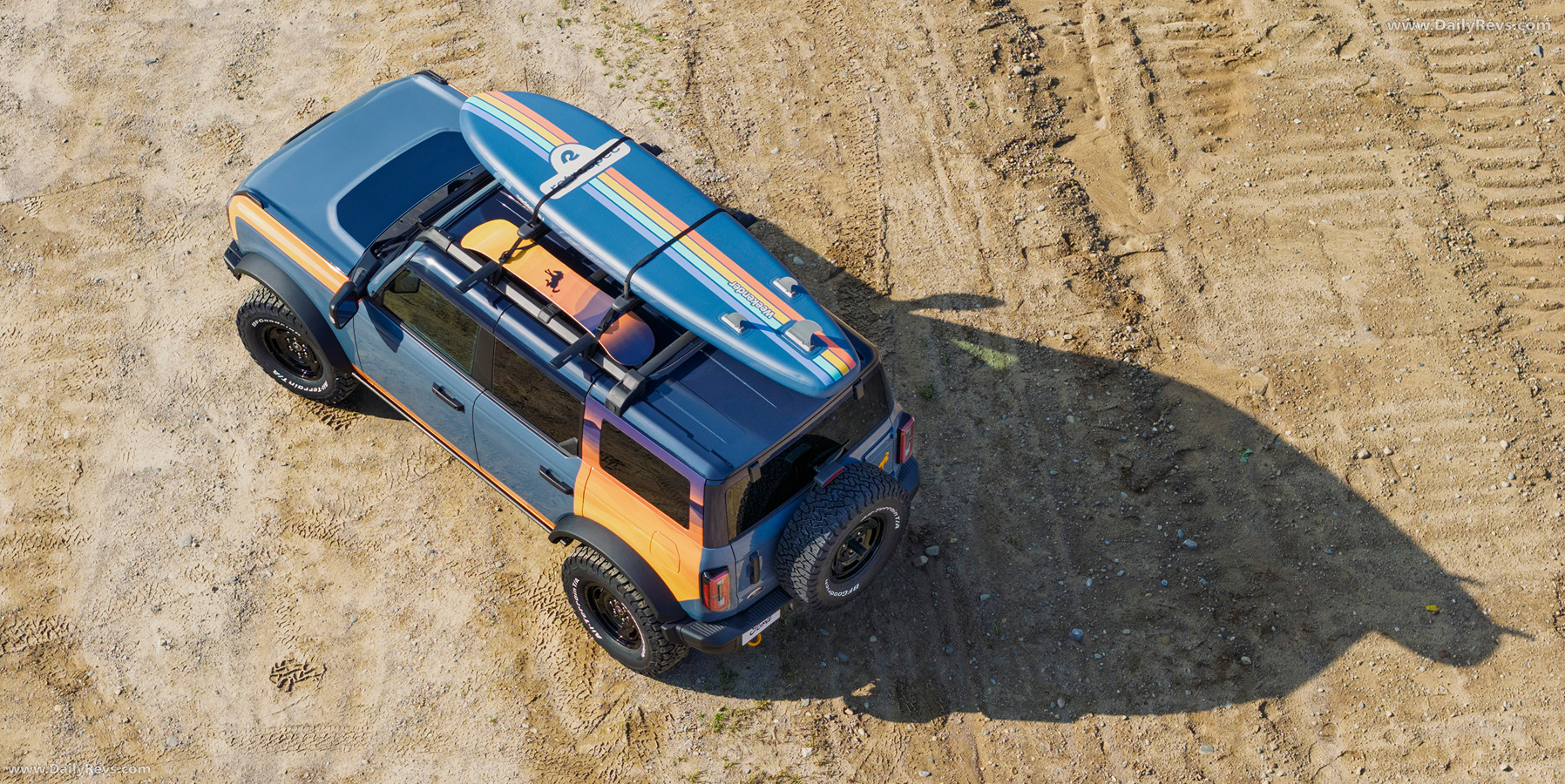2025 Ford Bronco Silver Lake Dunes Project Top View