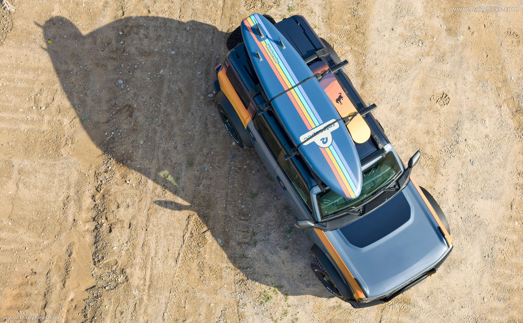 2025 Ford Bronco Silver Lake Dunes Project Top View