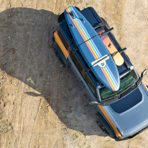 2025 Ford Bronco Silver Lake Dunes Project Top View