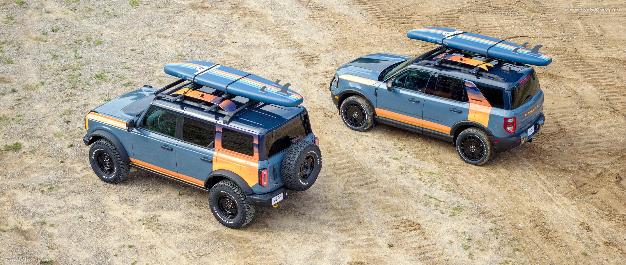 2025 Ford Bronco Silver Lake Dunes Project Top View