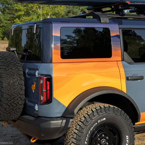 2025 Ford Bronco Silver Lake Dunes Project Exterior