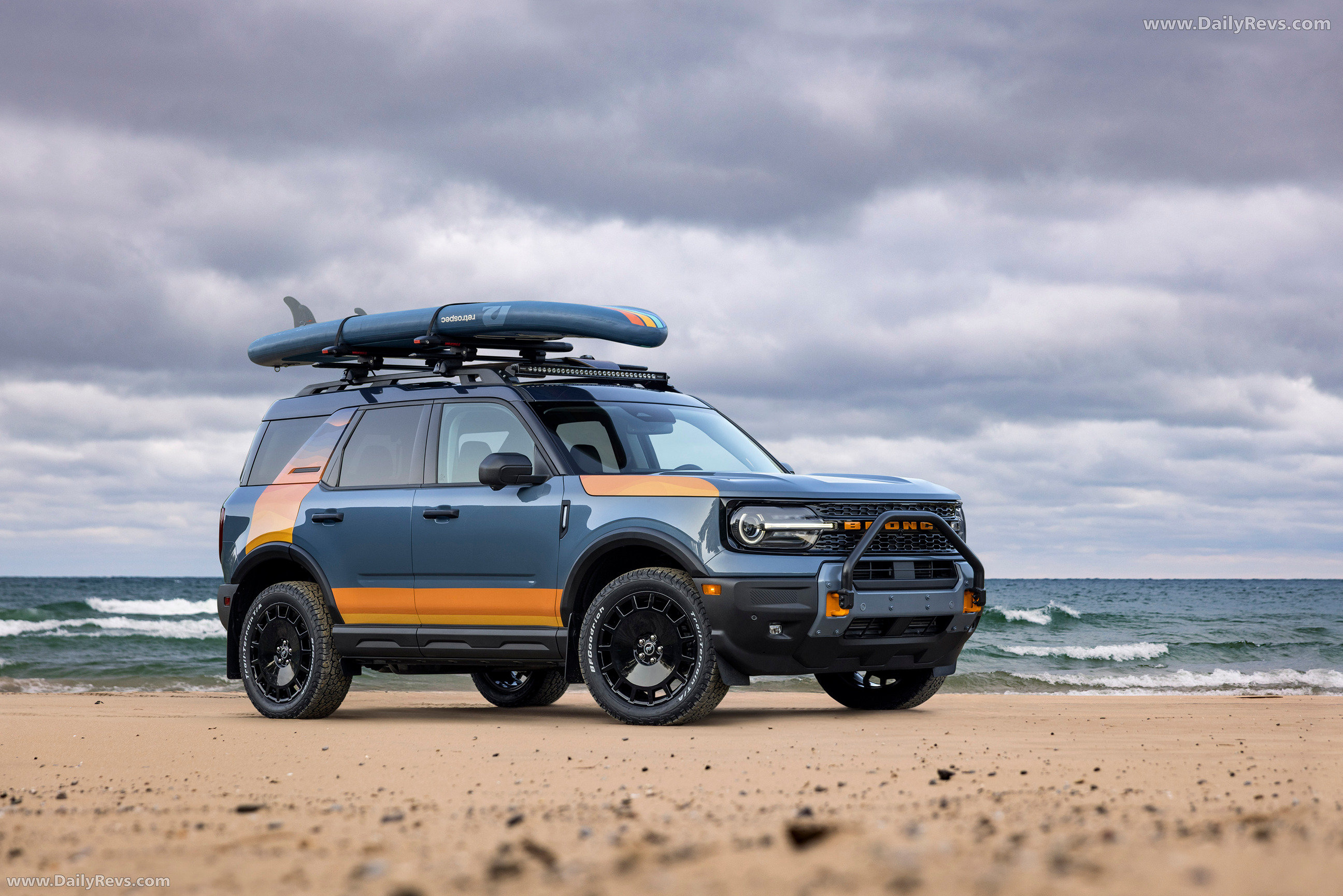 2025 Ford Bronco Sport Silver Lake Dunes Project Front View