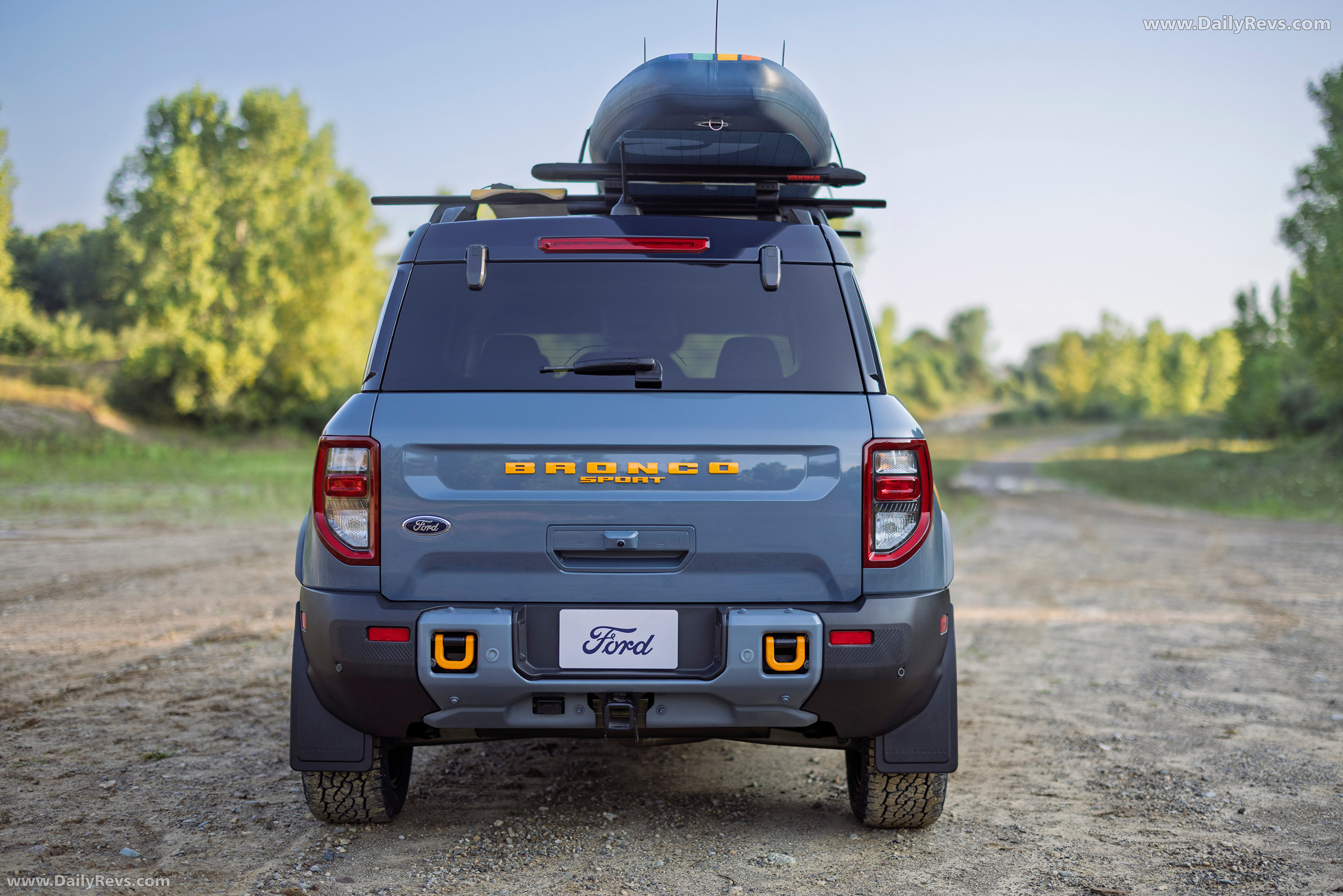 2025 Ford Bronco Sport Silver Lake Dunes Project Rear View