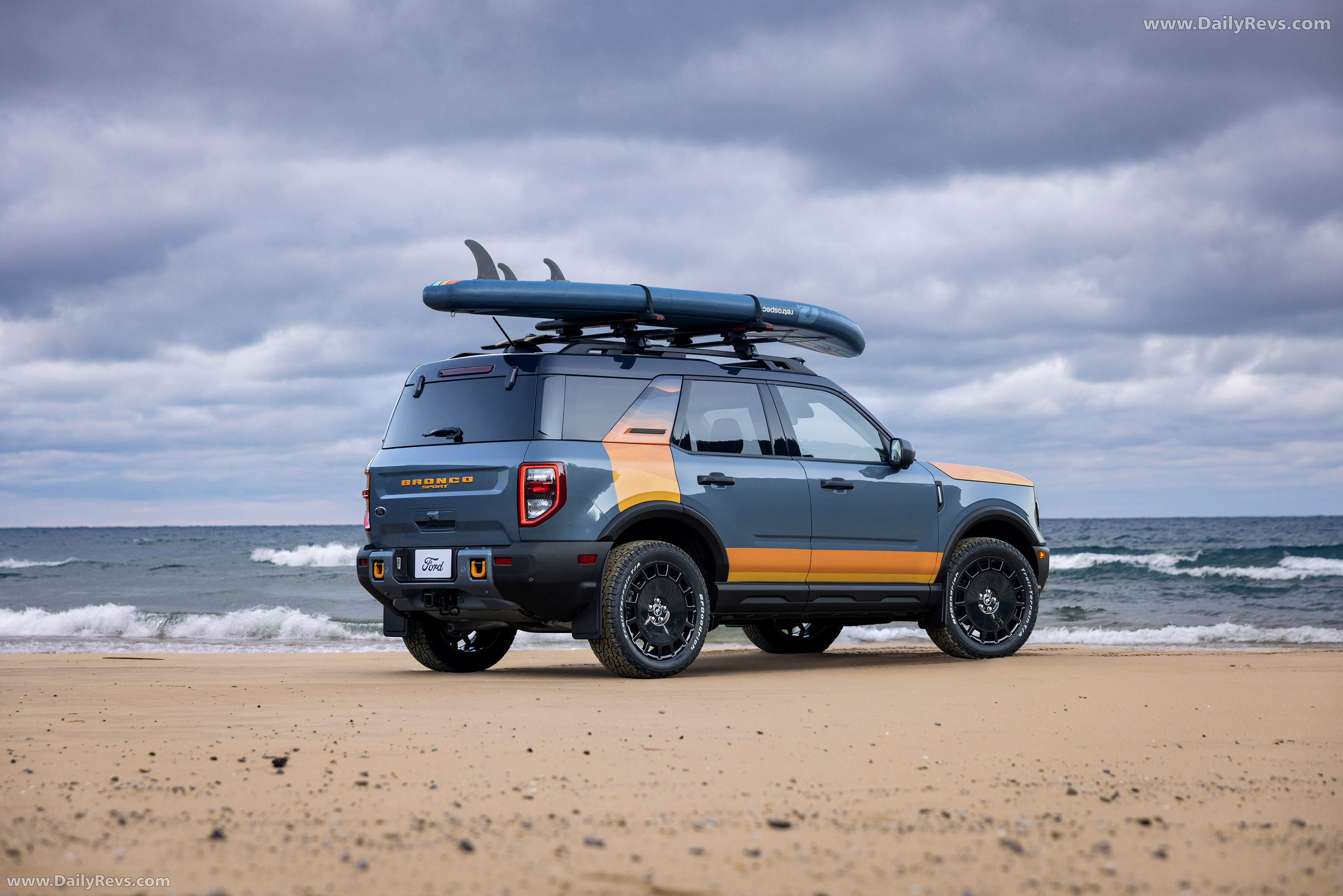2025 Ford Bronco Sport Silver Lake Dunes Project Rear View