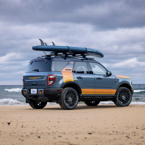 2025 Ford Bronco Sport Silver Lake Dunes Project Rear View