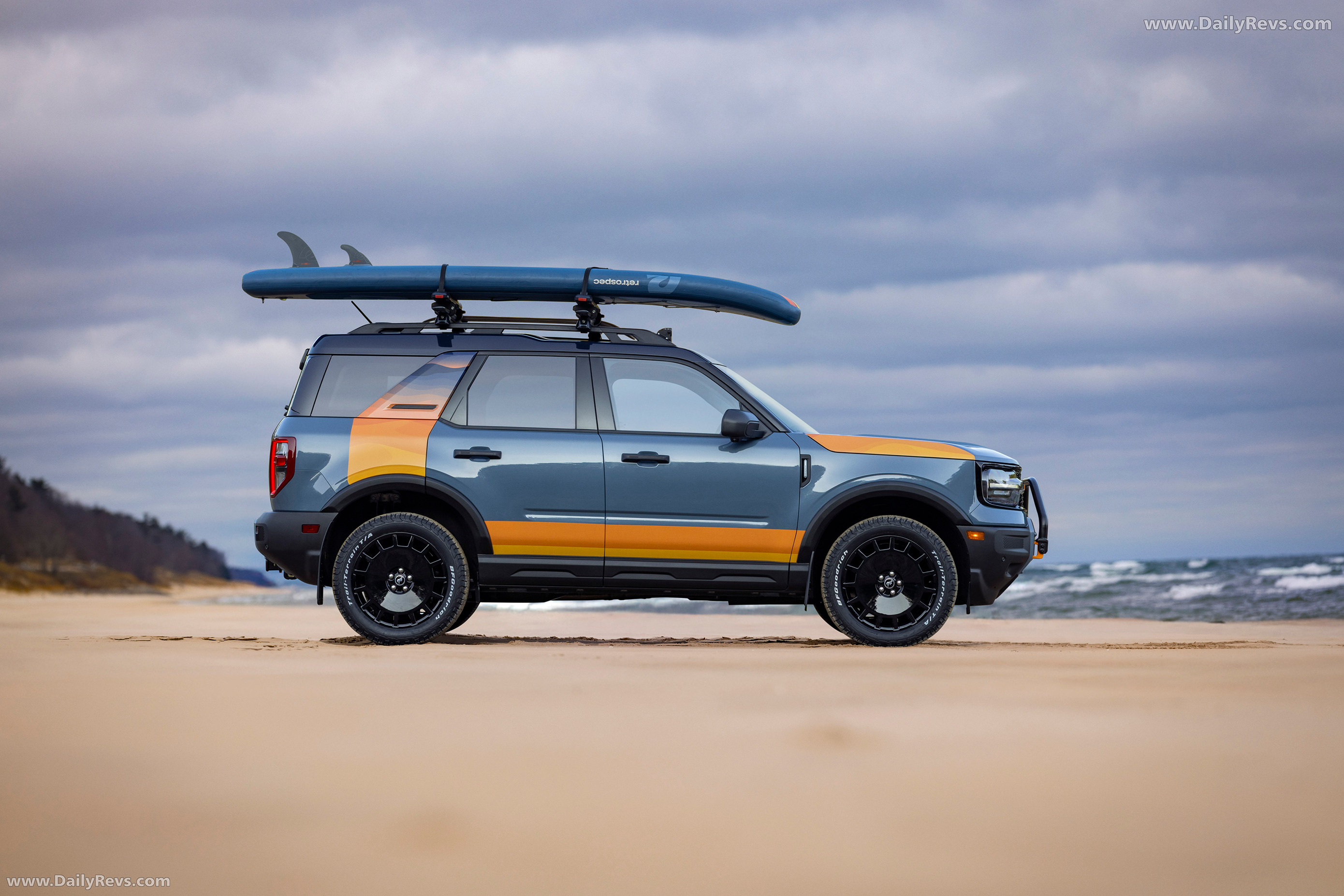 2025 Ford Bronco Sport Silver Lake Dunes Project Side View