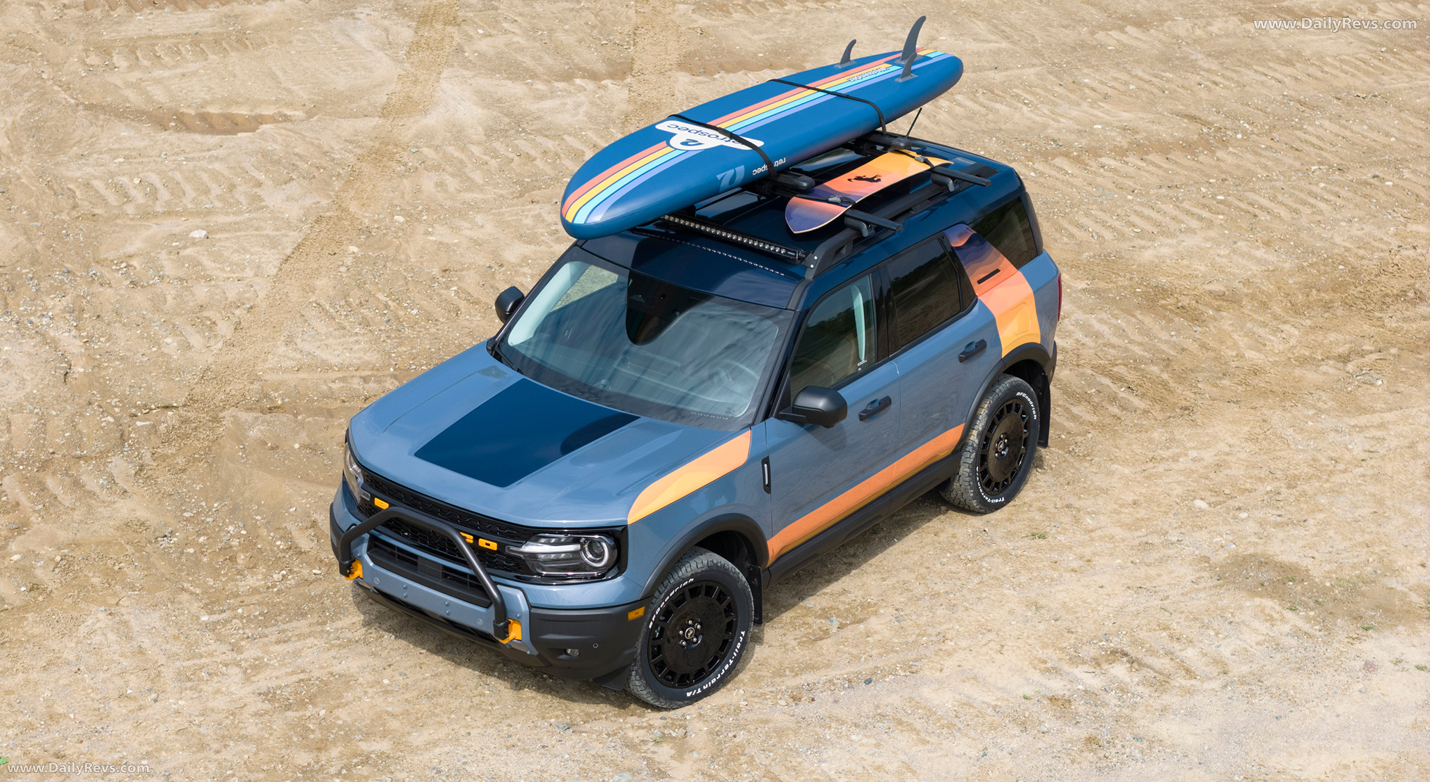 2025 Ford Bronco Sport Silver Lake Dunes Project Top View