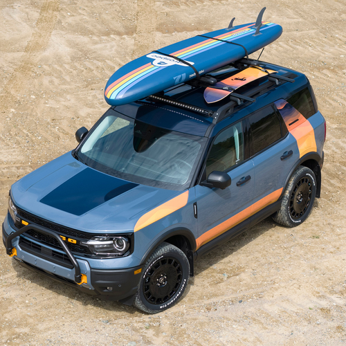 2025 Ford Bronco Sport Silver Lake Dunes Project Top View
