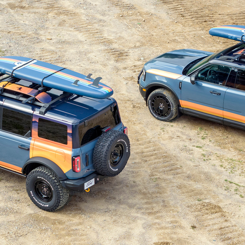 2025 Ford Bronco Sport Silver Lake Dunes Project Top View