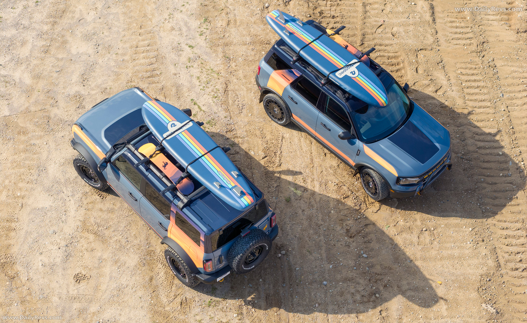 2025 Ford Bronco Sport Silver Lake Dunes Project Top View
