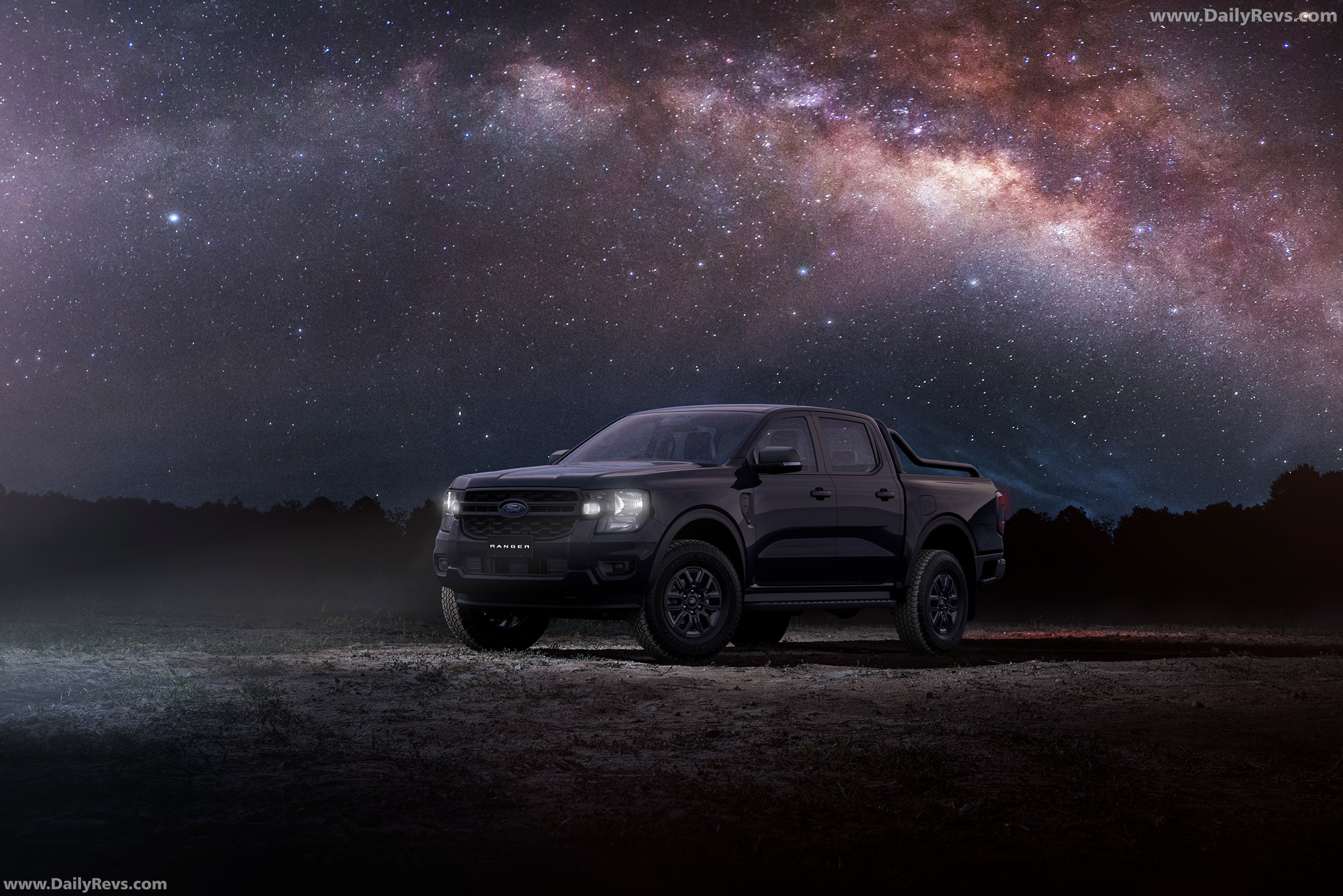 2025 Ford Ranger Black Edition Front View