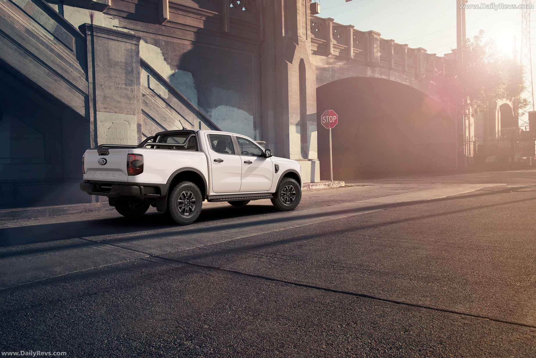 2025 Ford Ranger Black Edition Rear View