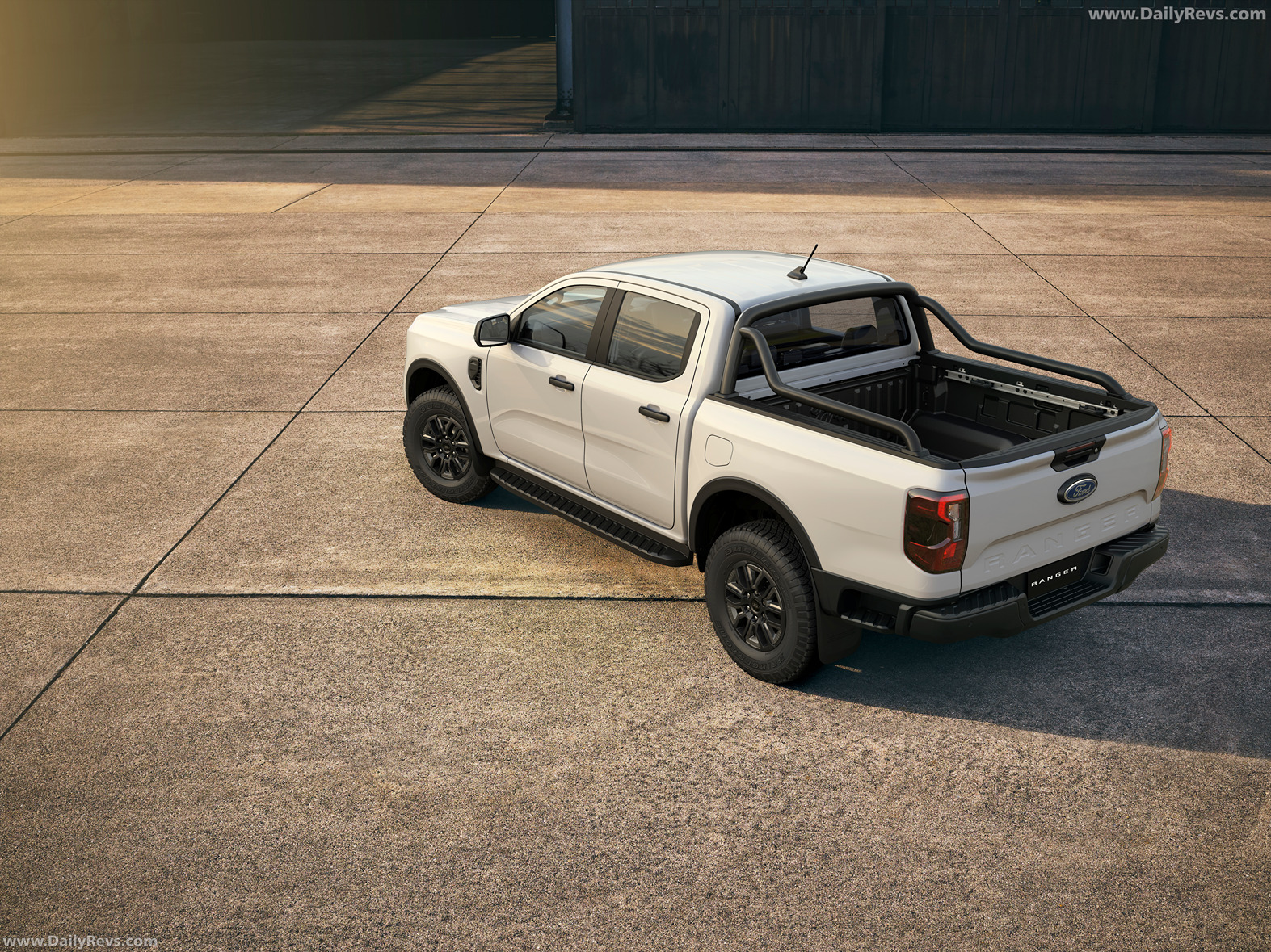 2025 Ford Ranger Black Edition Top View