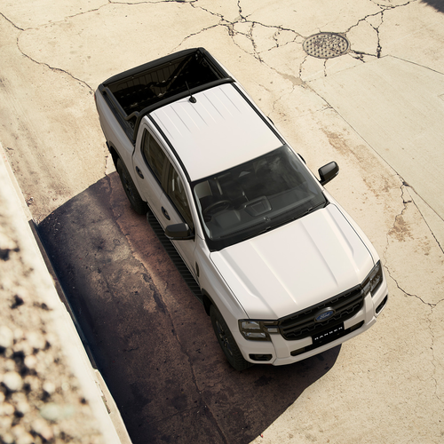 2025 Ford Ranger Black Edition Top View