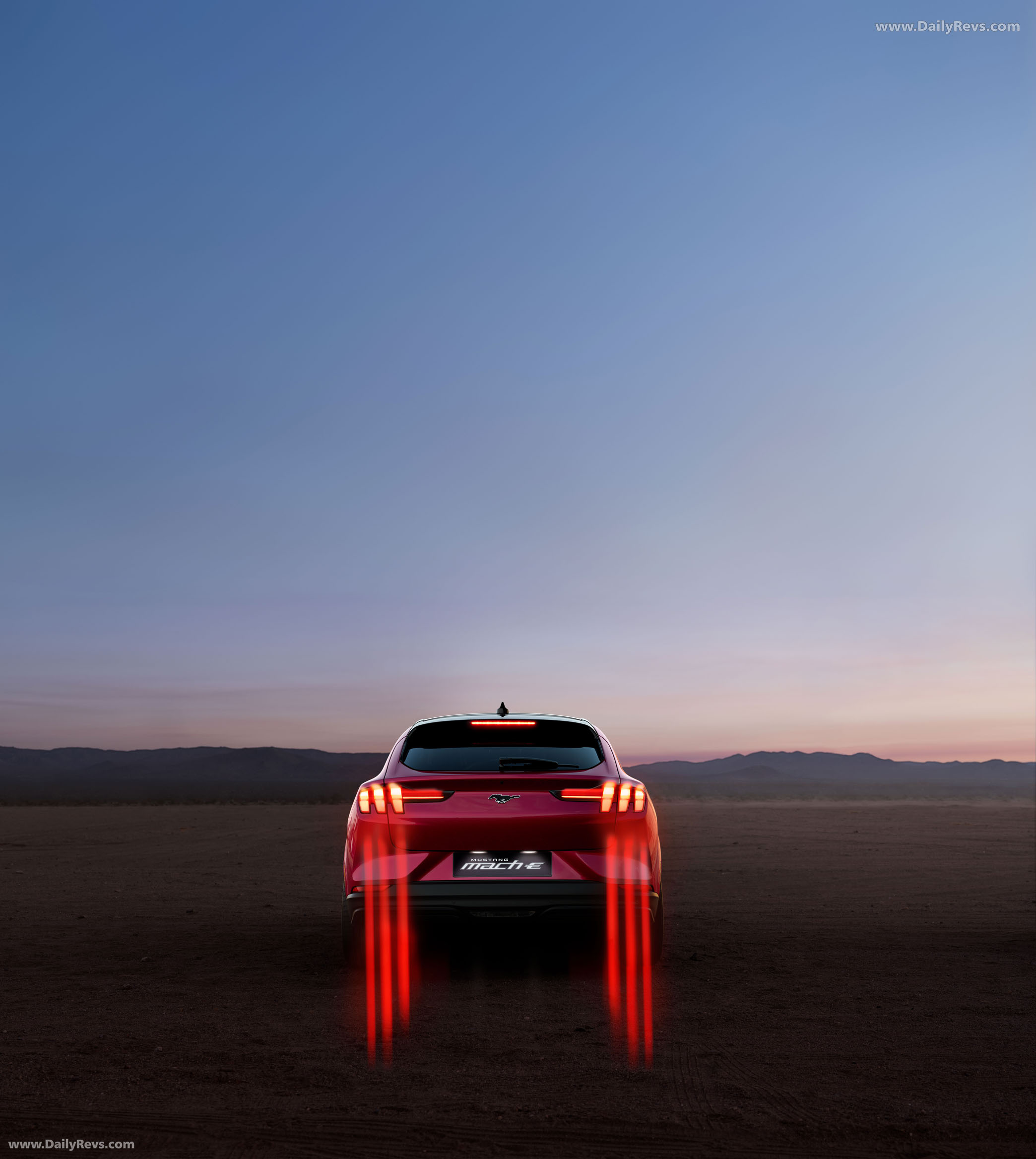 2025 Ford Mustang Mach-E Australian Version Rear View