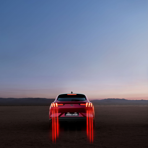 2025 Ford Mustang Mach-E Australian Version Rear View