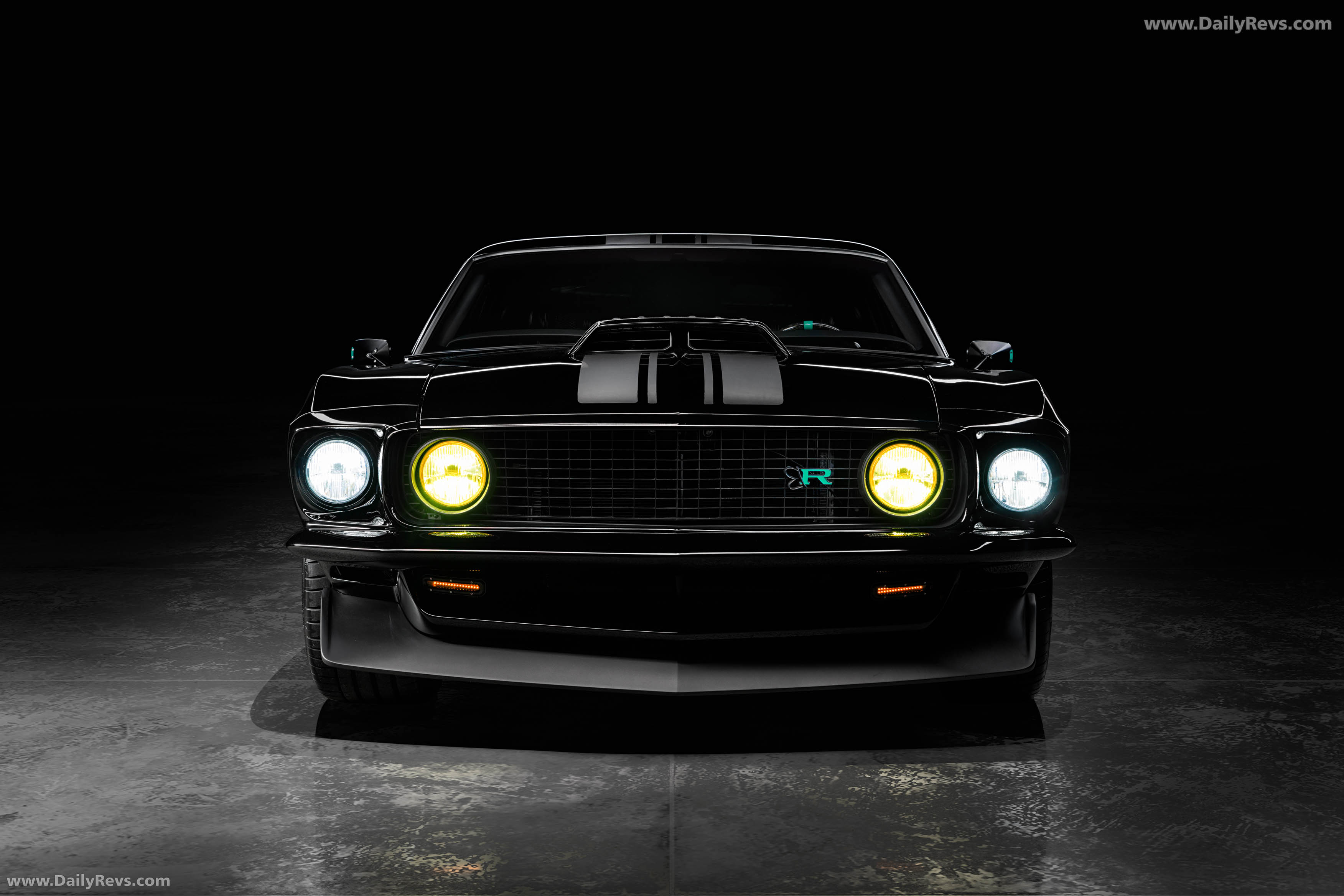 1969 Ford Mustang Mach 1 KINGPIN by Ringbrothers Front View
