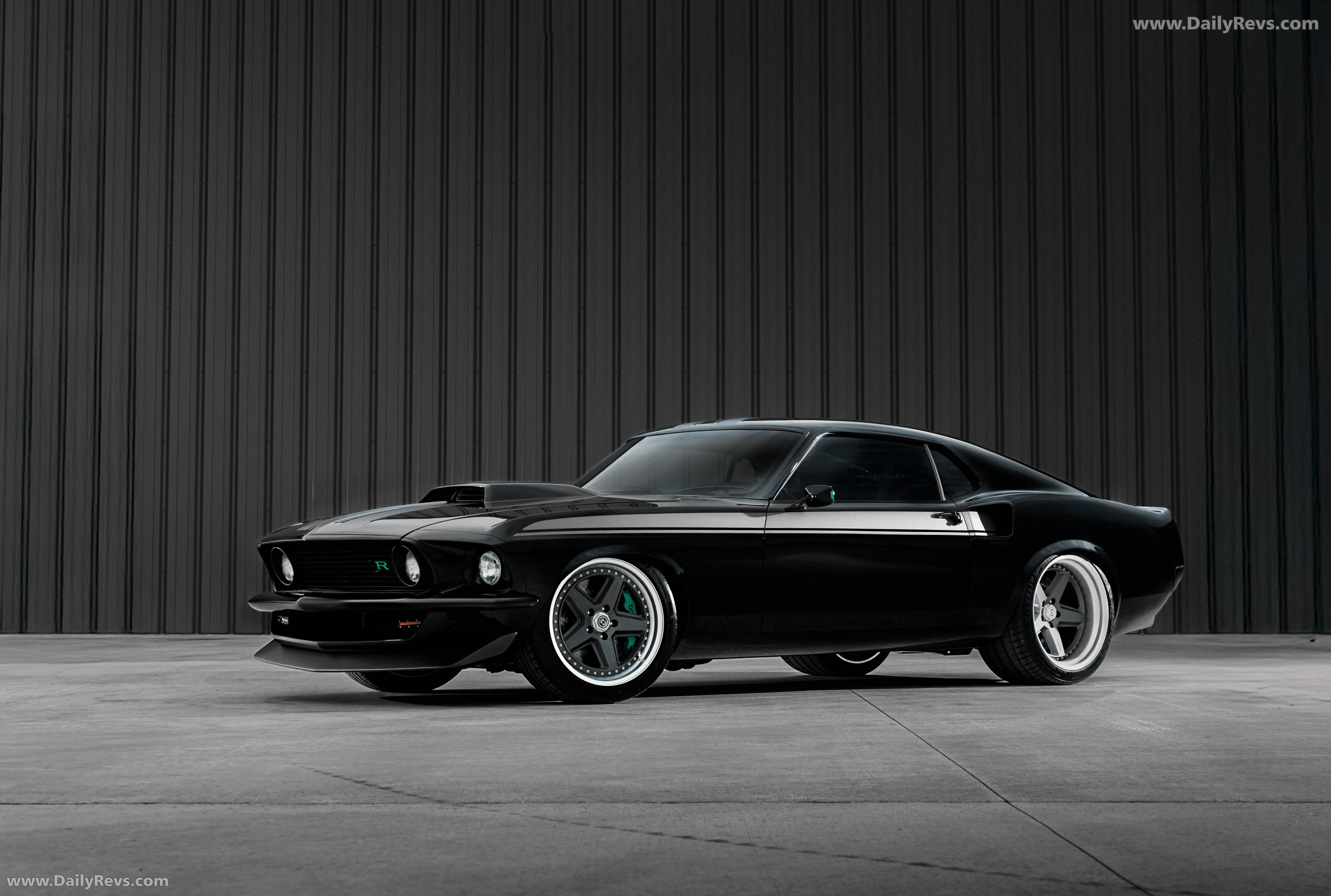 1969 Ford Mustang Mach 1 KINGPIN by Ringbrothers Front View