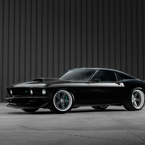 1969 Ford Mustang Mach 1 KINGPIN by Ringbrothers Front View