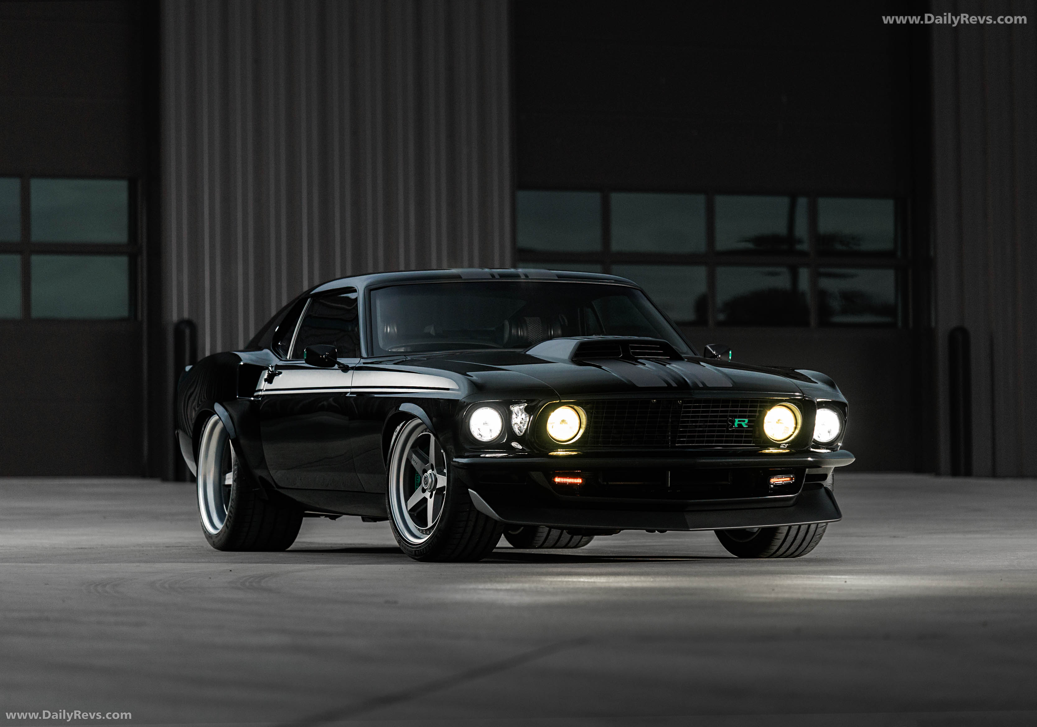 1969 Ford Mustang Mach 1 KINGPIN by Ringbrothers Front View