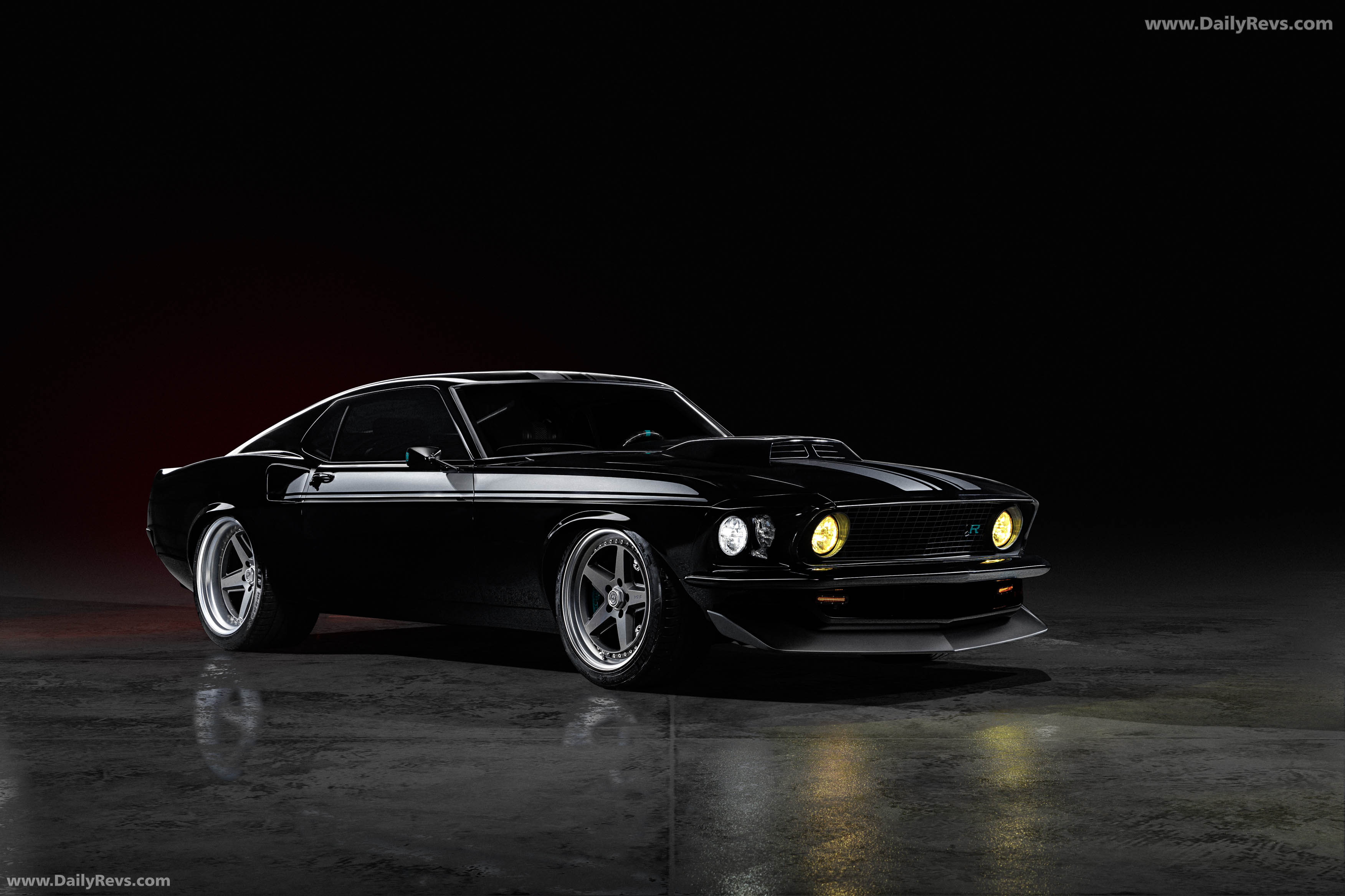 1969 Ford Mustang Mach 1 KINGPIN by Ringbrothers Front View