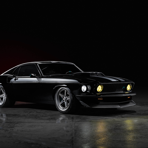 1969 Ford Mustang Mach 1 KINGPIN by Ringbrothers Front View