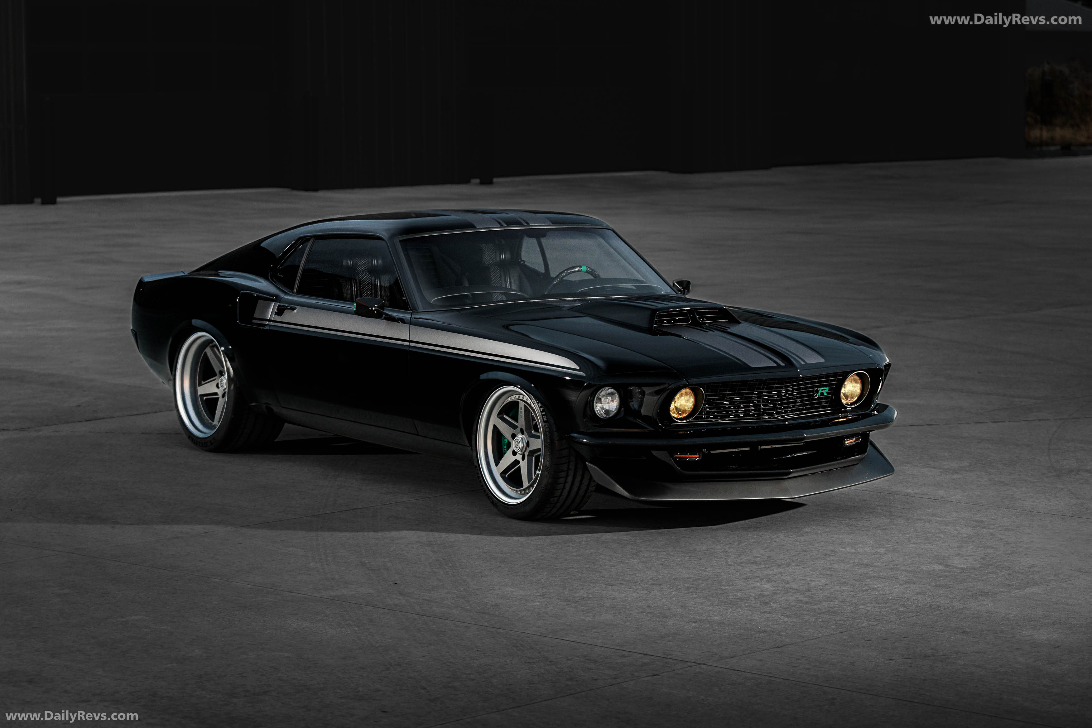 1969 Ford Mustang Mach 1 KINGPIN by Ringbrothers Front View