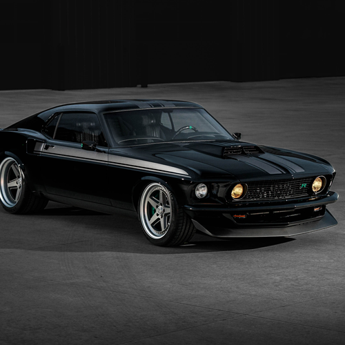 1969 Ford Mustang Mach 1 KINGPIN by Ringbrothers Front View