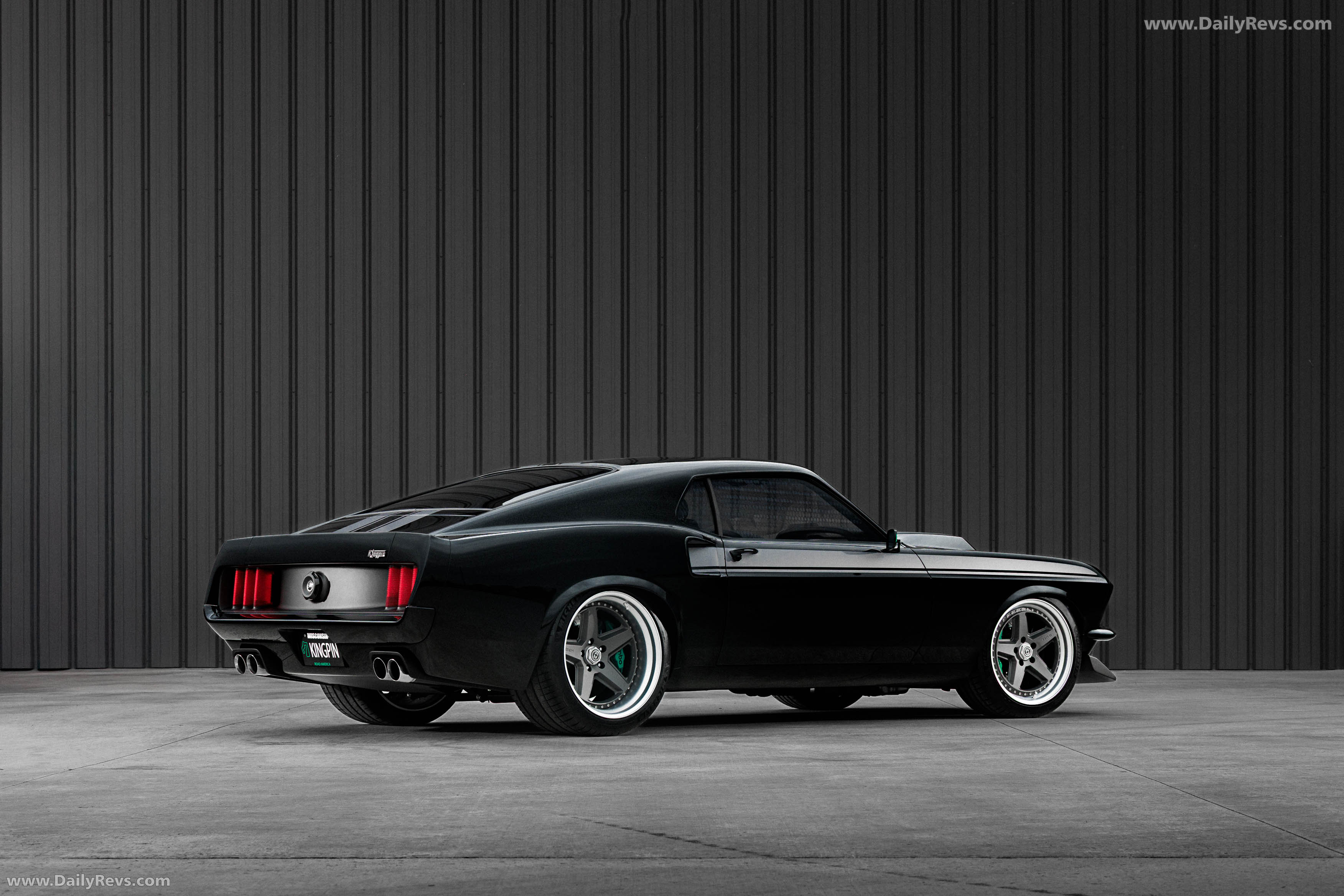 1969 Ford Mustang Mach 1 KINGPIN by Ringbrothers Rear View