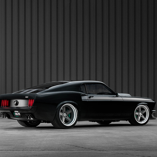 1969 Ford Mustang Mach 1 KINGPIN by Ringbrothers Rear View