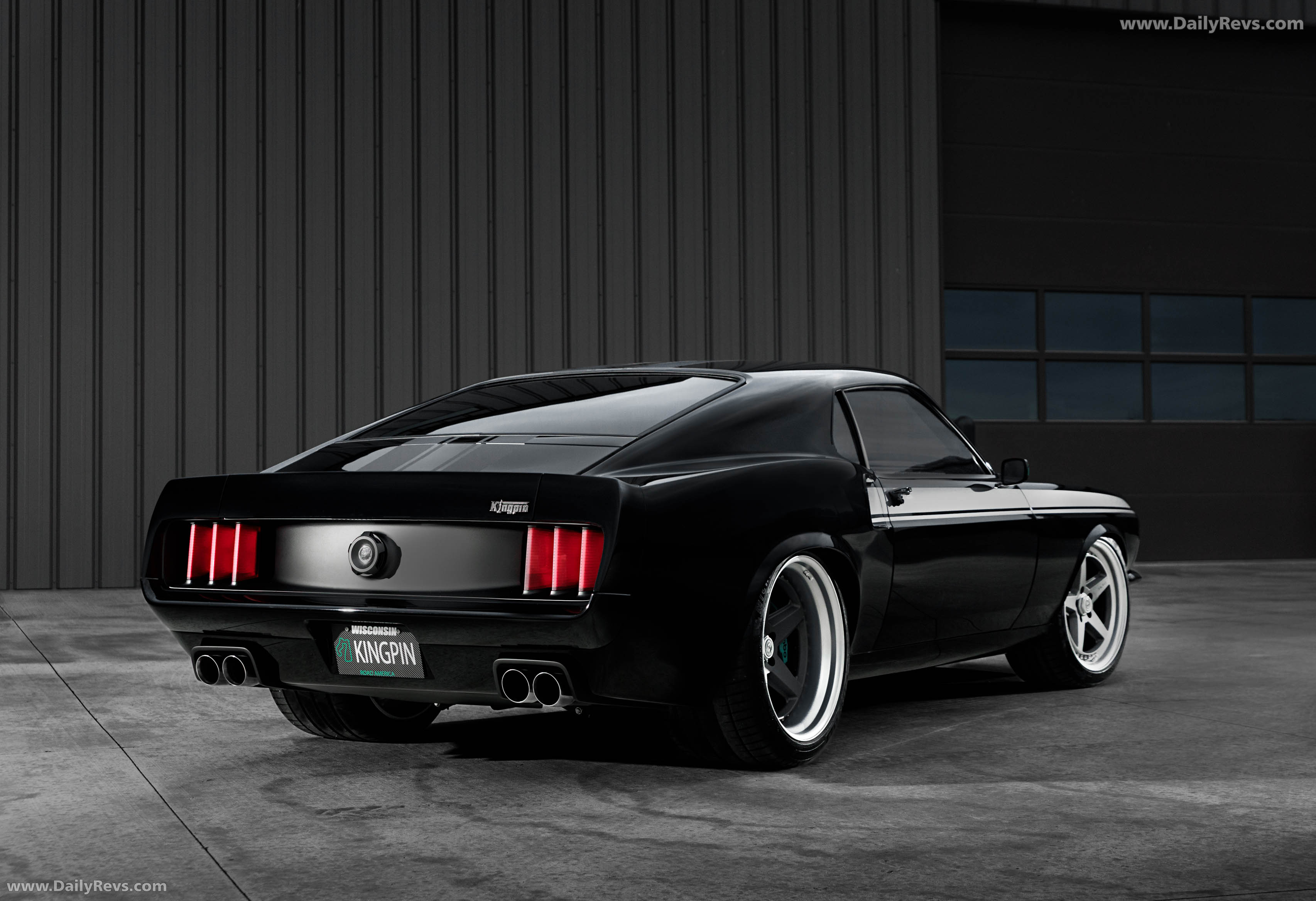 1969 Ford Mustang Mach 1 KINGPIN by Ringbrothers Rear View