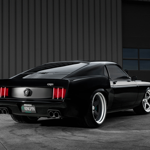 1969 Ford Mustang Mach 1 KINGPIN by Ringbrothers Rear View