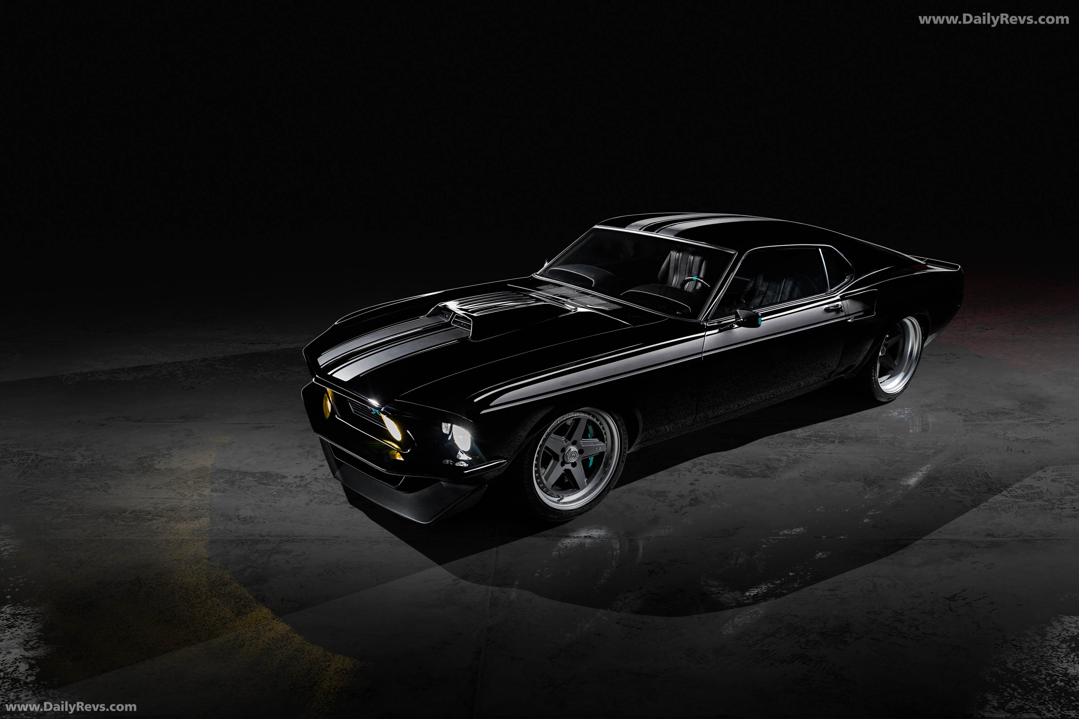1969 Ford Mustang Mach 1 KINGPIN by Ringbrothers Top View