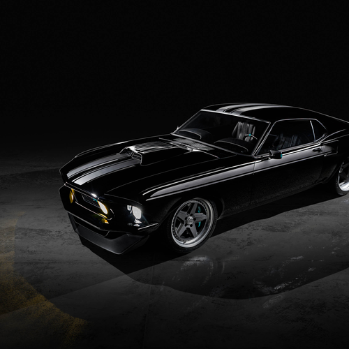 1969 Ford Mustang Mach 1 KINGPIN by Ringbrothers Top View